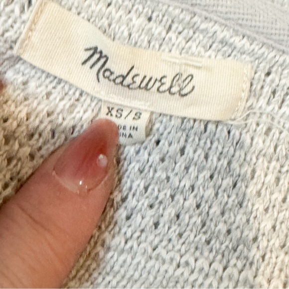 Madewell Textured Knit tassel hem Sweater - Picture 5 of 6